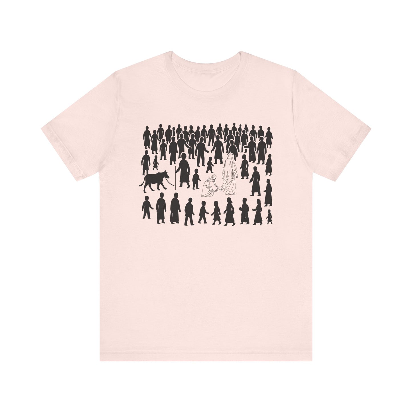 Jesus Pulling You from the Crowd Shirt – Christian Rescues Men Women Tee