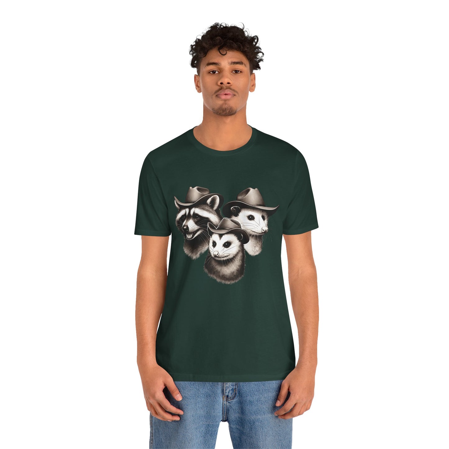 Cowboy Trash Trio Shirt – Opossum Raccoon Western Rodeo Funny Tee