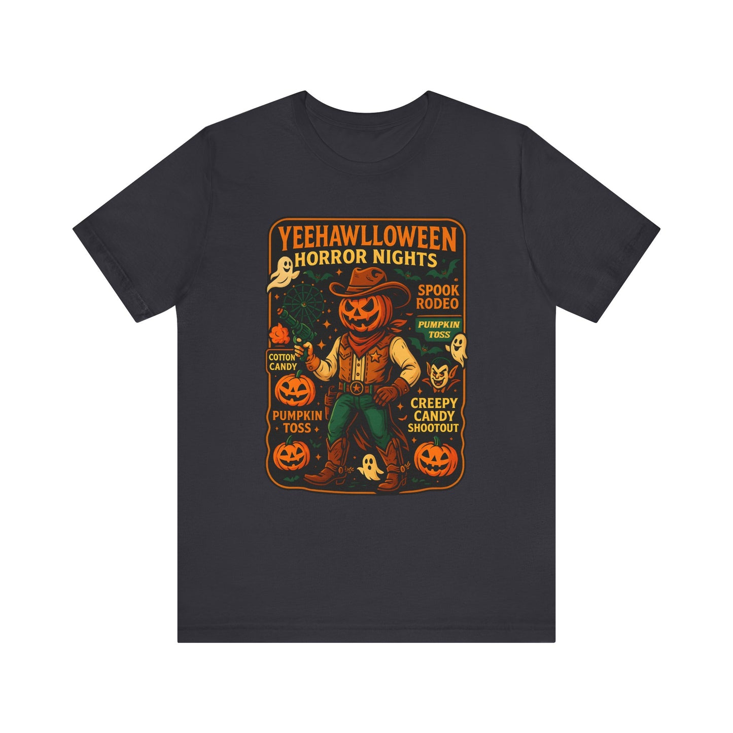 Yeehawlloween Shirt – Western Rodeo Halloween Carnival Cowgirl Cowboy Tee