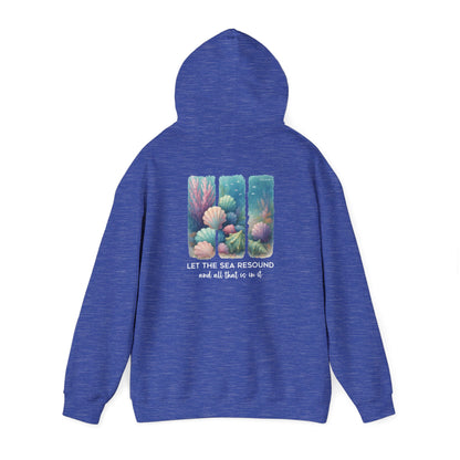 Let the Sea Resound Hoodie – Christian Ocean Bible Verse Summer Pullover