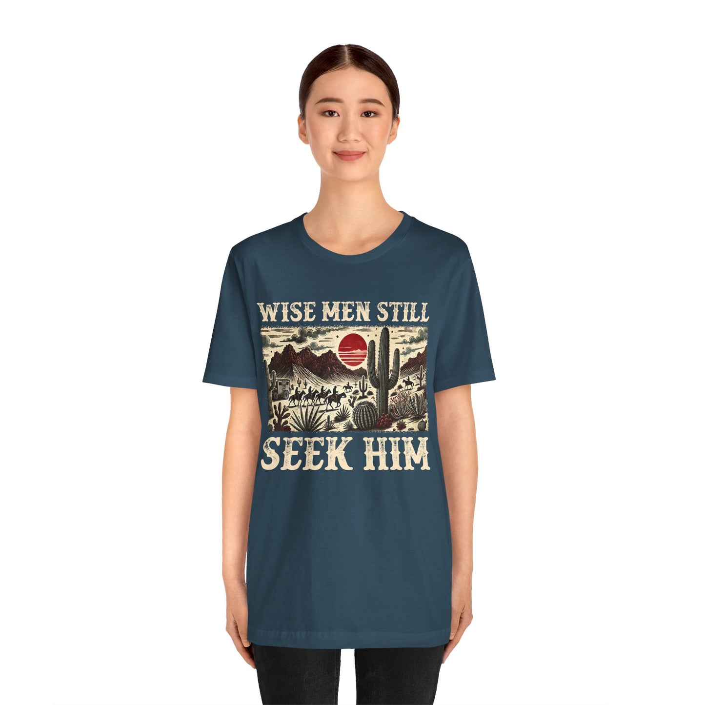The Wise Men Seek Him Shirt – Desert Faith Western Christian Rodeo Tee