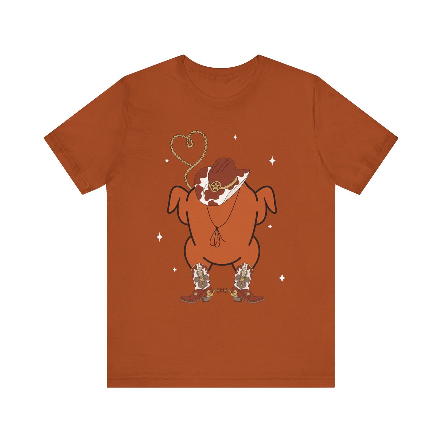 Western Cooked Turkey Shirt – Cowboy Cowgirl Rodeo Thanksgiving Tee