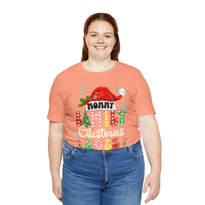 Mommy Family Christmas 2025 Shirt – Cute Matching Polka Dot Holiday Tee