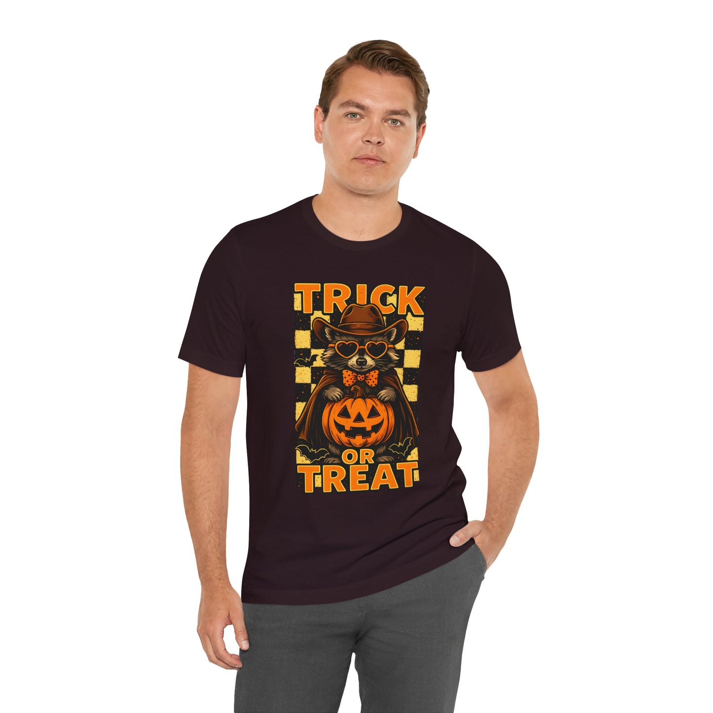 Trick or Treat Cowboy Raccoon Shirt – Cute Western Pumpkin Halloween Tee