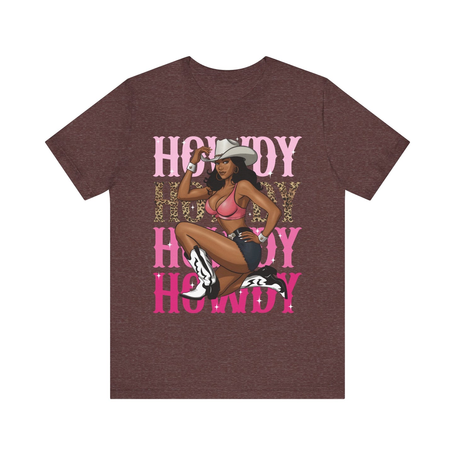 Howdy Black Cowgirl Shirt – Western Melanin Rodeo Queen Texas Tee