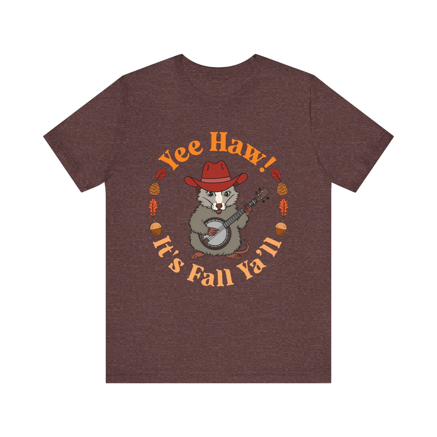Yee Haw It’s Fall Y’all Shirt – Funny Possum Country Western Rodeo Tee