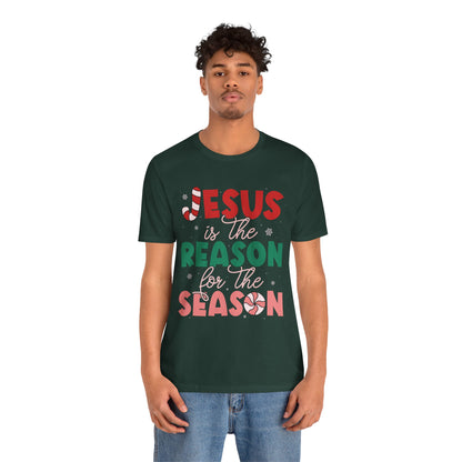 Retro Christmas Jesus Shirt – Christian “Reason for the Season” Faith Holiday Tee