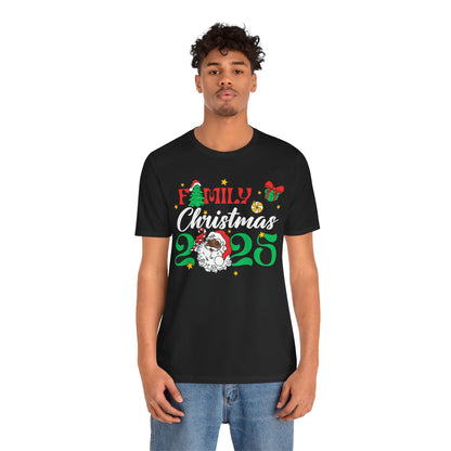 Family Christmas 2025 Shirt – Black Santa Afrocentric Matching Holiday Tee