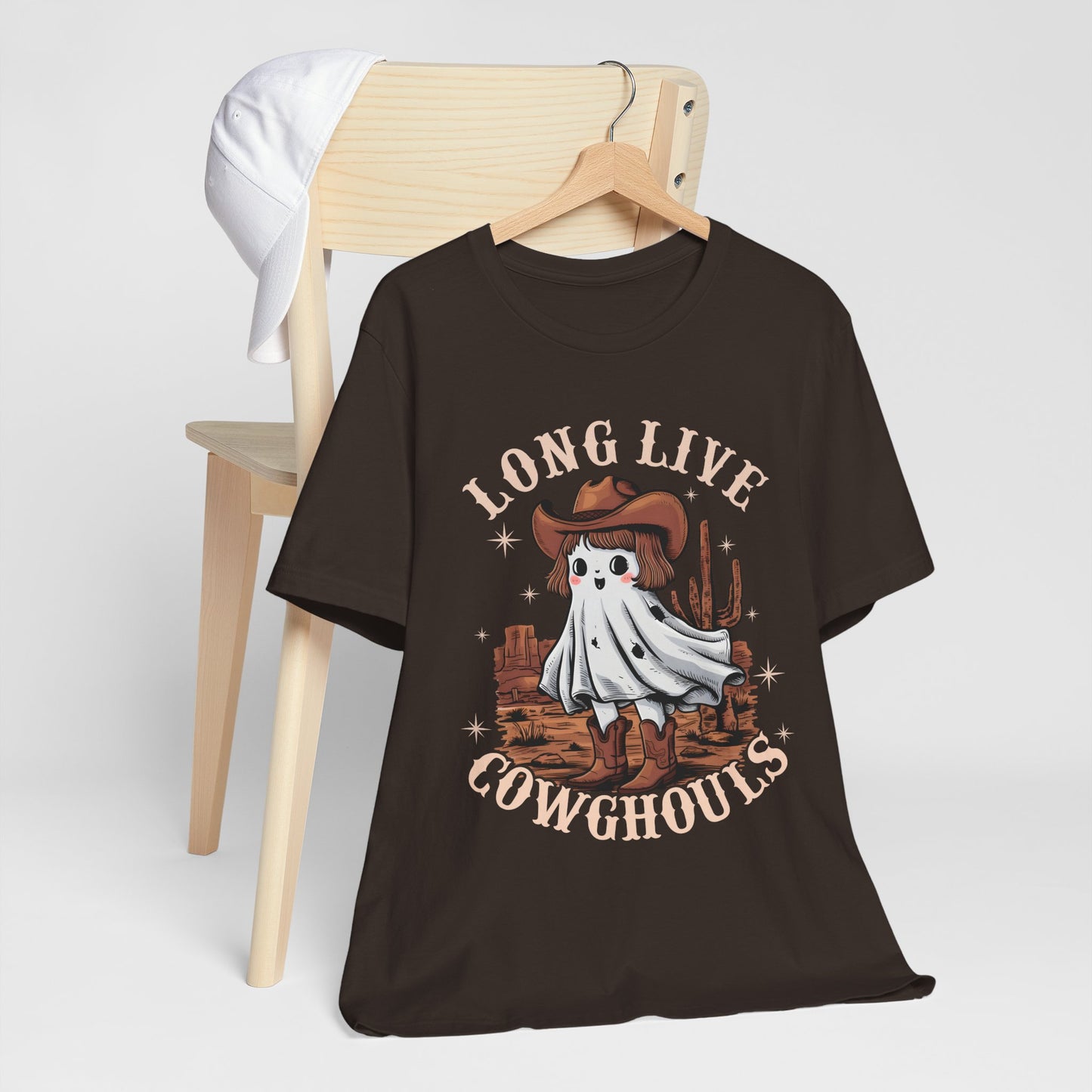 Long Live Cowghouls Shirt – Cute Western Ghost Cowgirl Halloween Tee