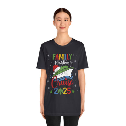 Family Christmas Cruise 2025 Shirt – Matching Cruisemas Family Vacation Tee, Holiday Boat Trip Outfit