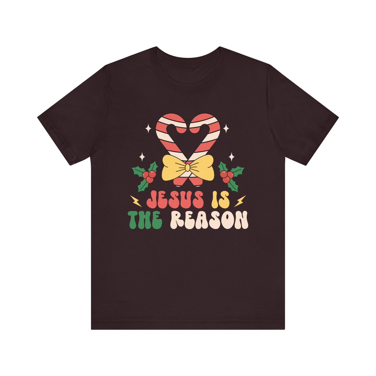 Candy Cane Jesus Shirt – Christian Christmas Pajama Tee, Holiday Faith Sleepwear