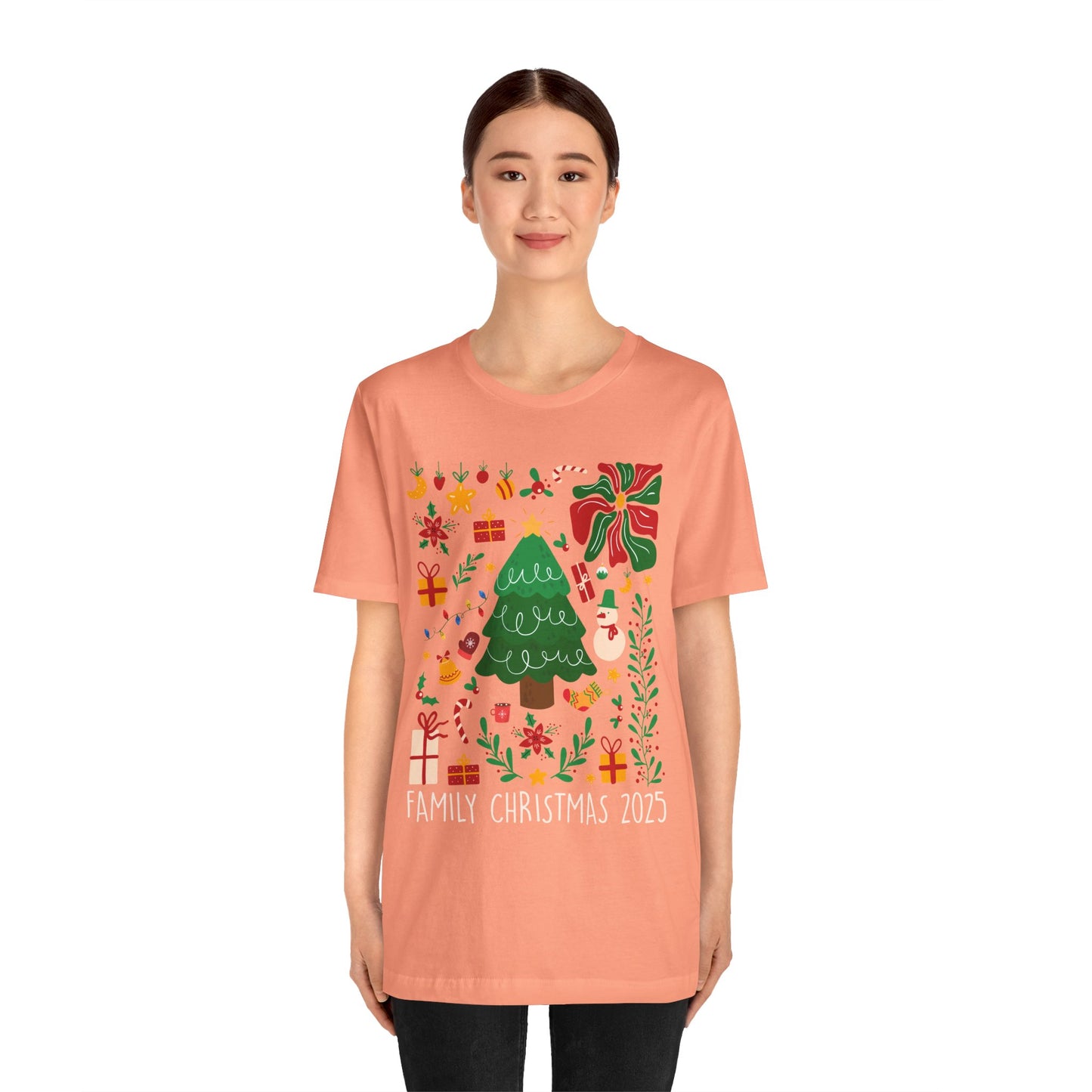 Family Christmas 2025 Shirt – Vintage Boho Holiday Family Group Shirt