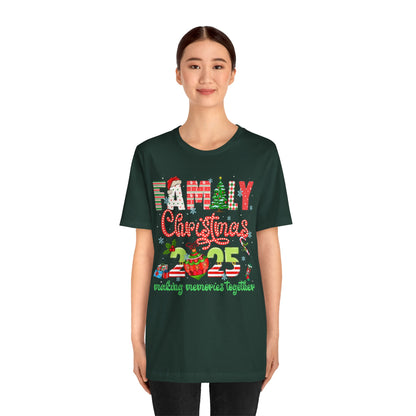 Family Christmas 2025 Matching Shirt – Festive Holiday Lights Ornament Tee