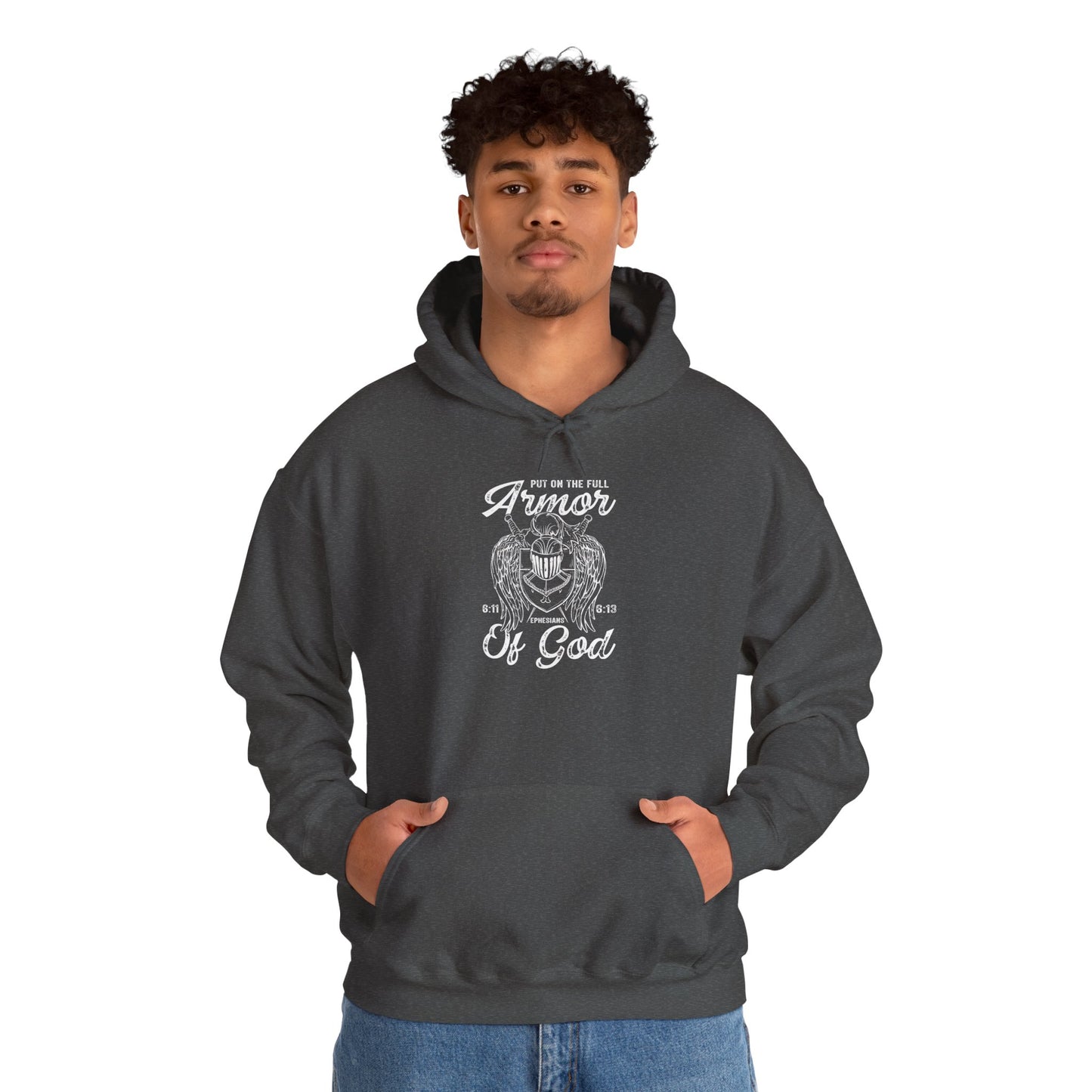 Put On The Full Armor Of God Jesus Christ Faith King Men Hoodie