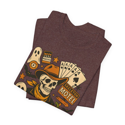 Have A Nice Night Shirt – Spooky Cowboy Skeleton Western Halloween Tee