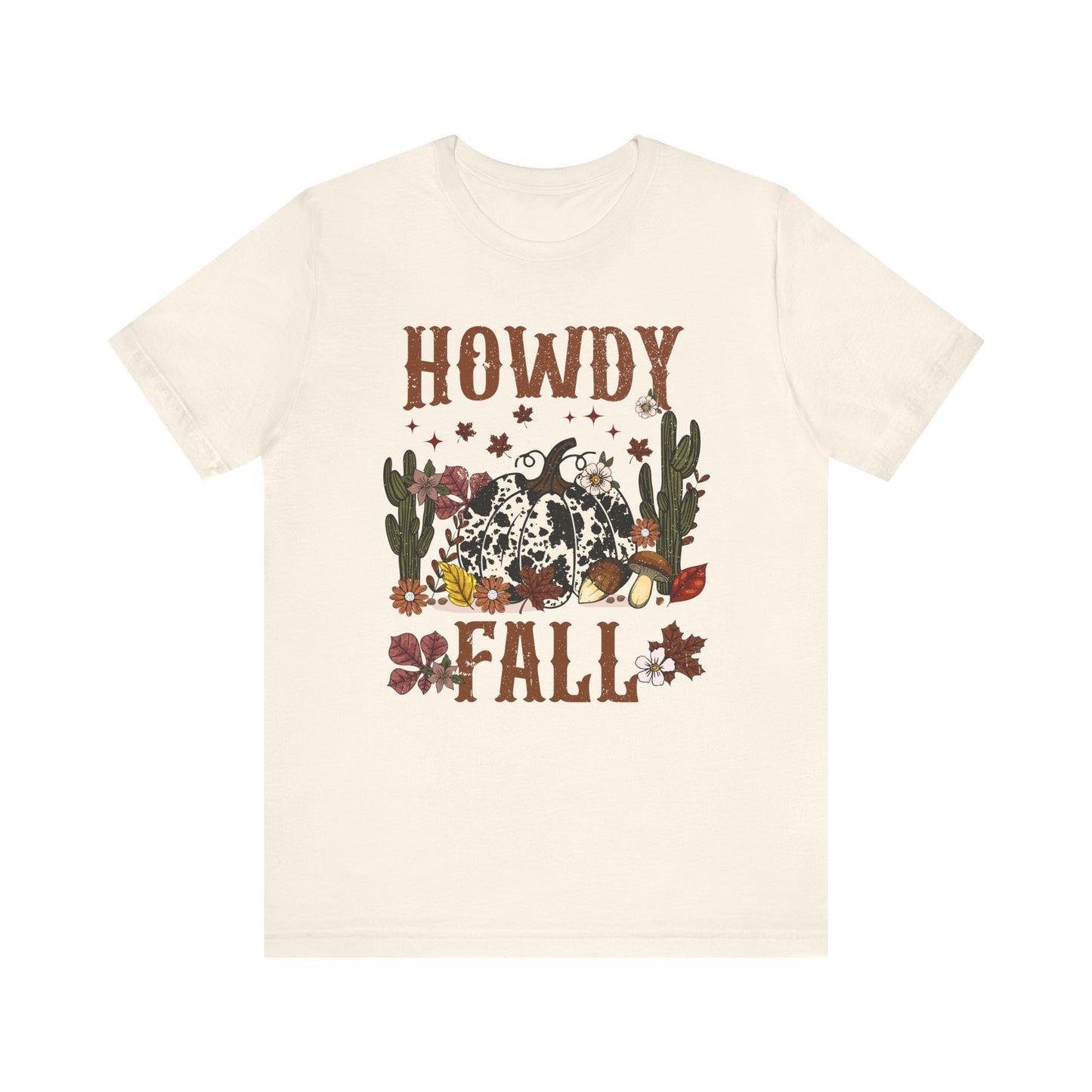 Retro Howdy Fall Shirt – Western Cowboy Pumpkin Country Thanksgiving Tee