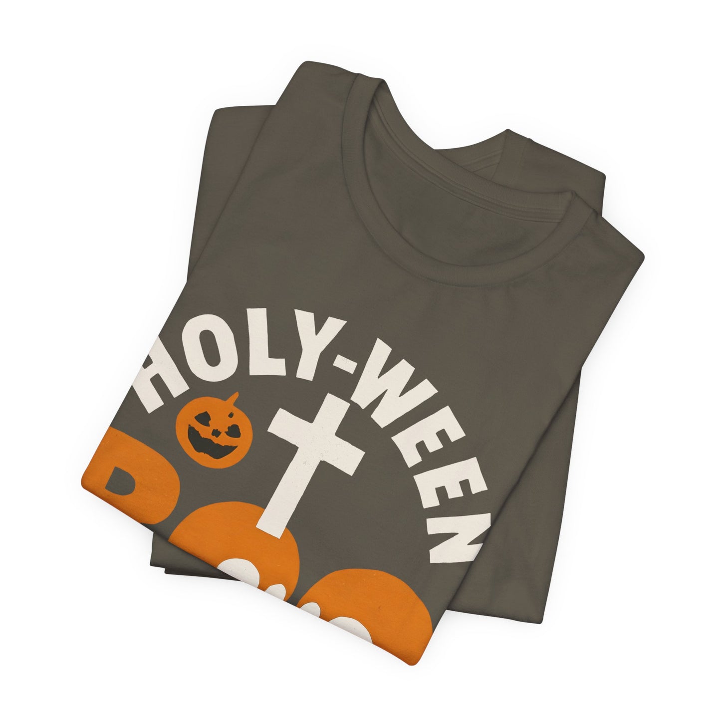 Holy Ween Boo Shirt – Christian Halloween Cross & Skull Faith Tee