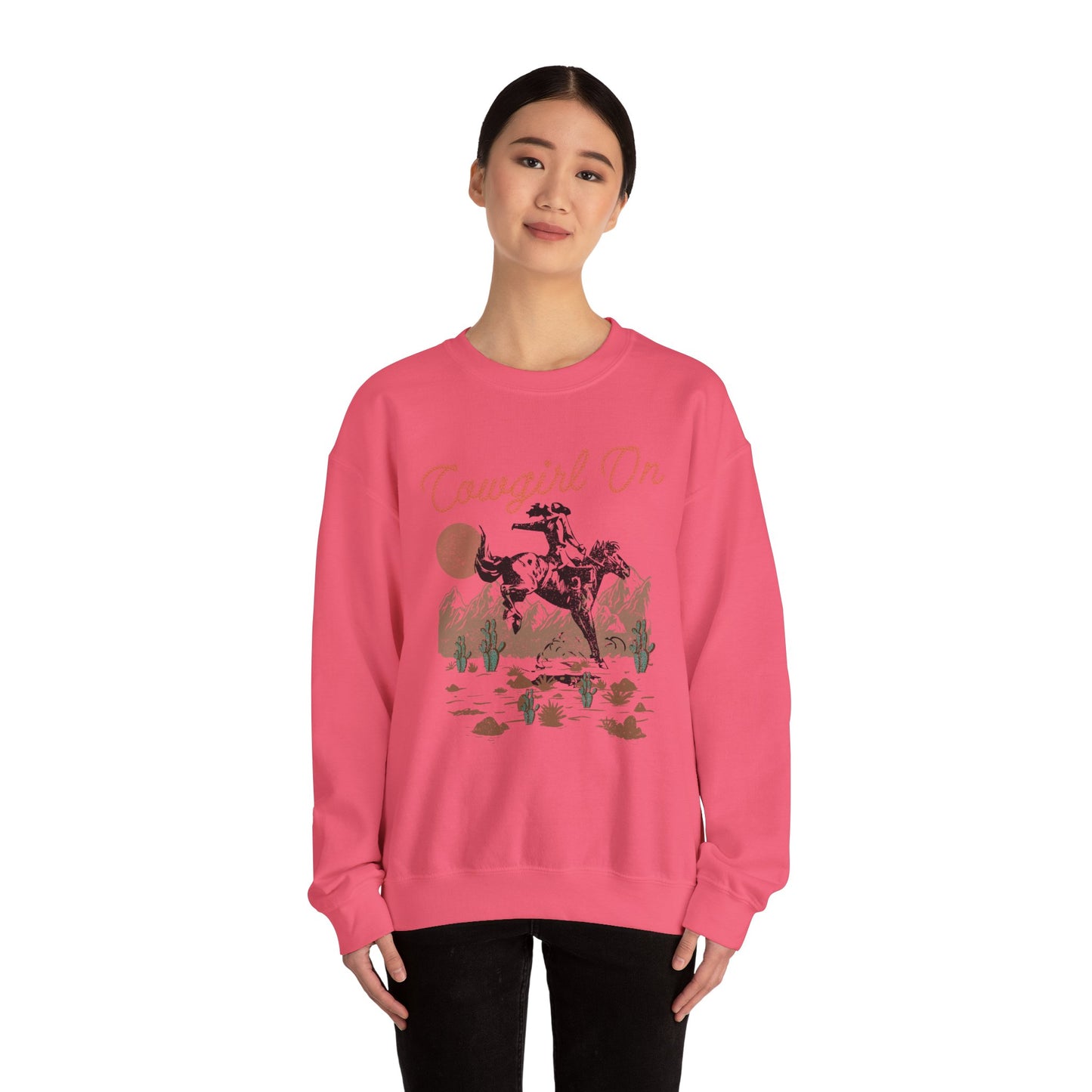 Cowgirl Howdy Sweatshirt – Southern Western Country Rodeo Vintage Pullover