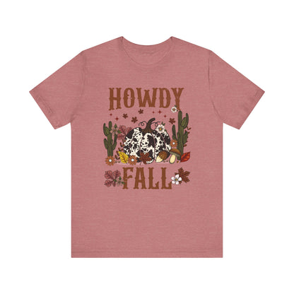 Retro Howdy Fall Shirt – Western Cowboy Pumpkin Country Thanksgiving Tee