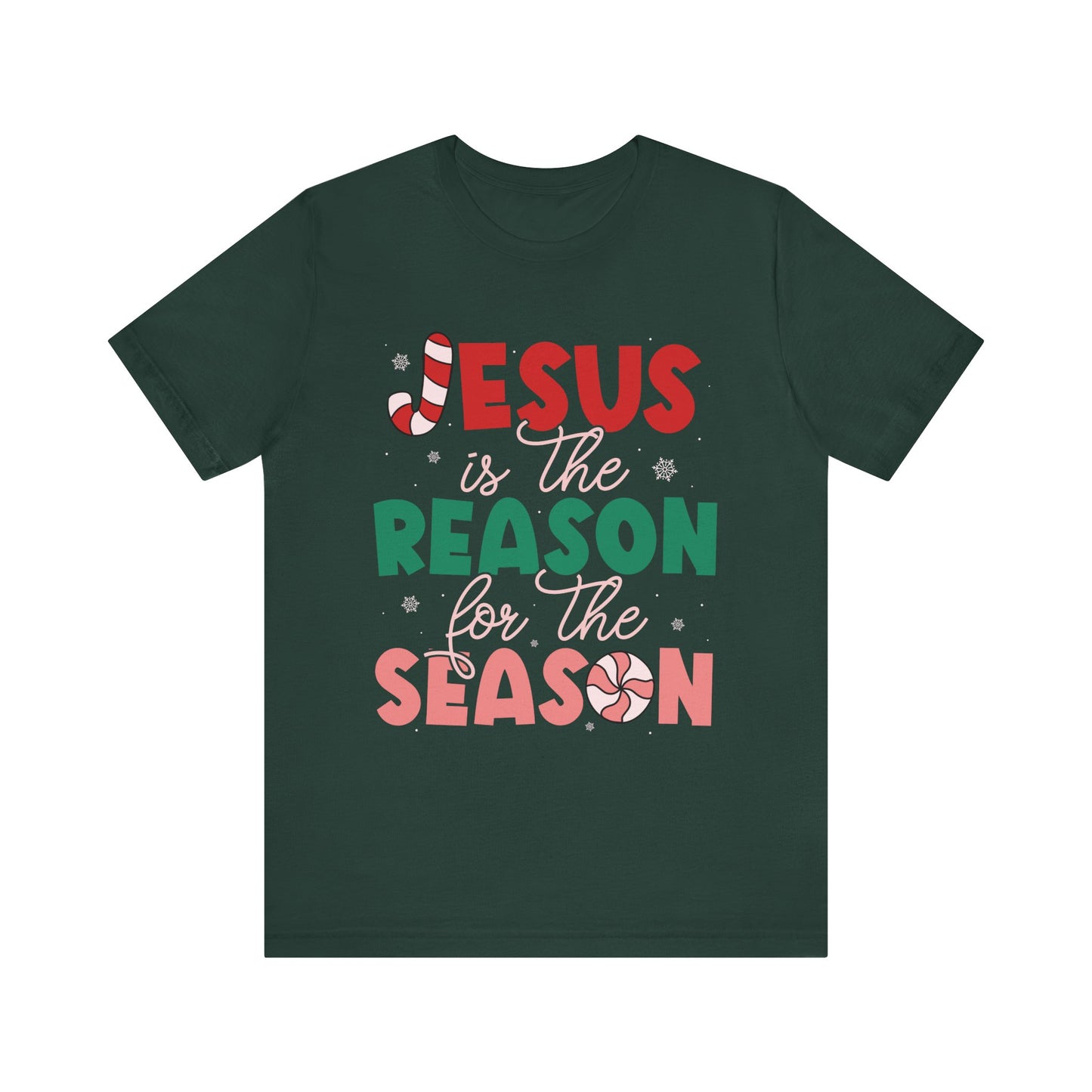 Retro Christmas Jesus Shirt – Christian “Reason for the Season” Faith Holiday Tee