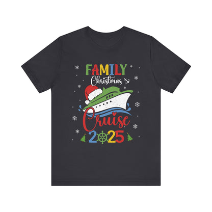 Family Christmas Cruise 2025 Shirt – Matching Cruisemas Family Vacation Tee, Holiday Boat Trip Outfit