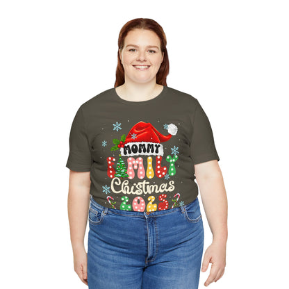 Mommy Family Christmas 2025 Shirt – Cute Matching Polka Dot Holiday Tee
