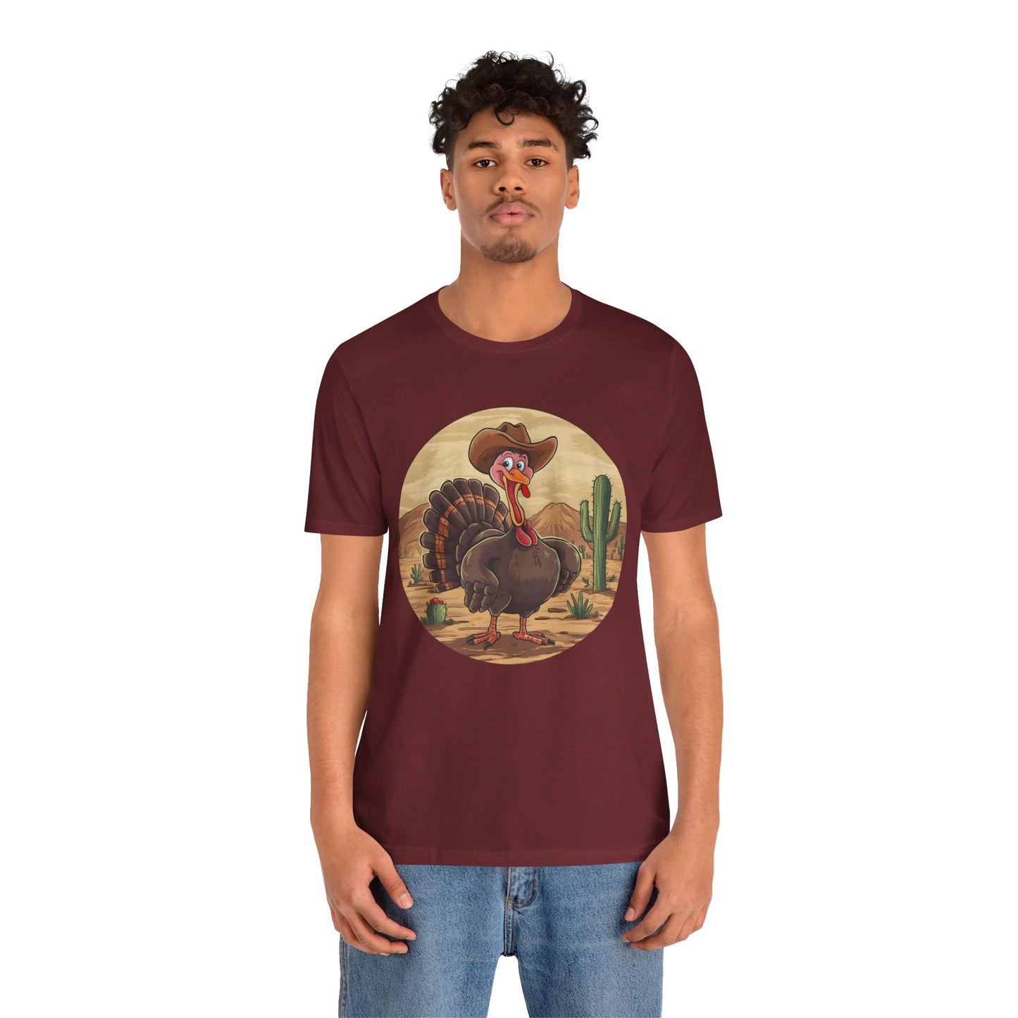 Western Thanksgiving Cowboy Turkey Shirt – Texas Desert Cowgirl Tee