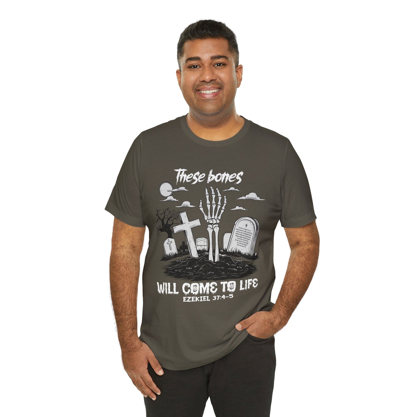 These Bones Will Come To Life Skeleton Christian Halloween T-Shirt