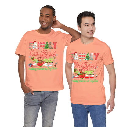 Family Christmas 2025 Matching Shirt – Festive Holiday Lights Ornament Tee