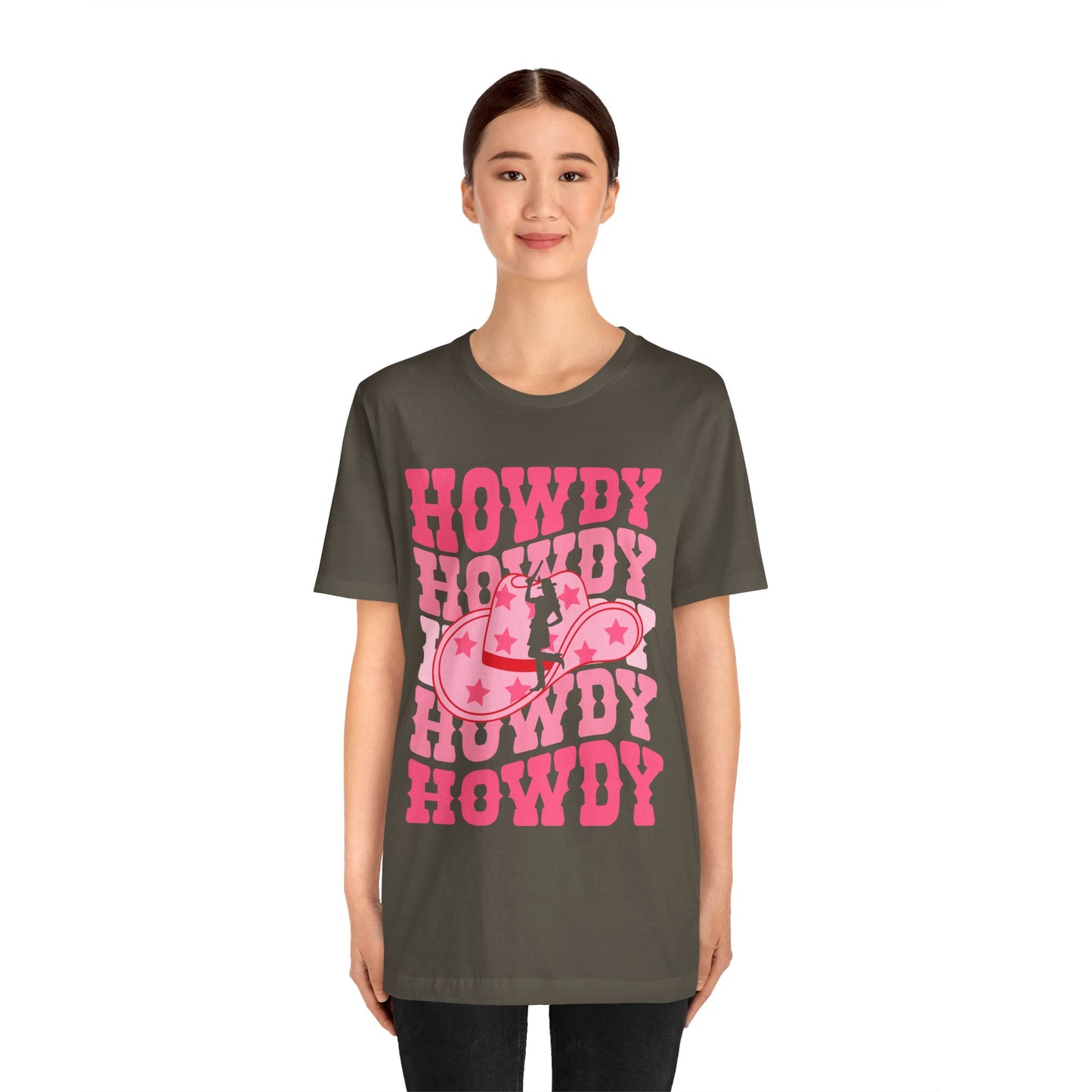 Howdy Pink Cowgirl Shirt – Disco Western Rodeo Country Girl Tee
