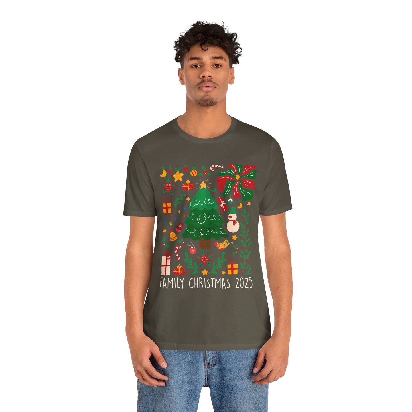 Family Christmas 2025 Shirt – Vintage Boho Holiday Family Group Shirt