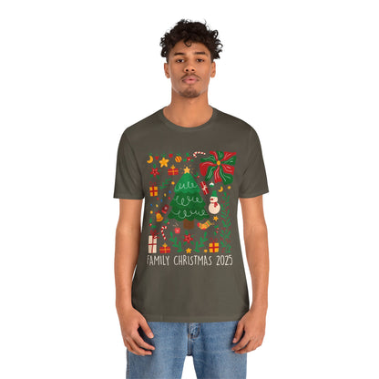 Family Christmas 2025 Shirt – Vintage Boho Holiday Family Group Shirt