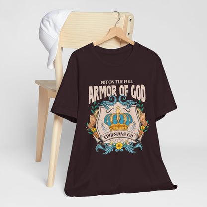 Armor of God Shirt – Christian Ephesians 6:11 Spiritual Warfare Faith Tee