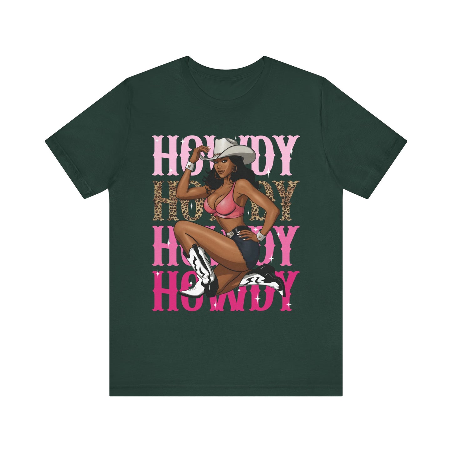 Howdy Black Cowgirl Shirt – Western Melanin Rodeo Queen Texas Tee