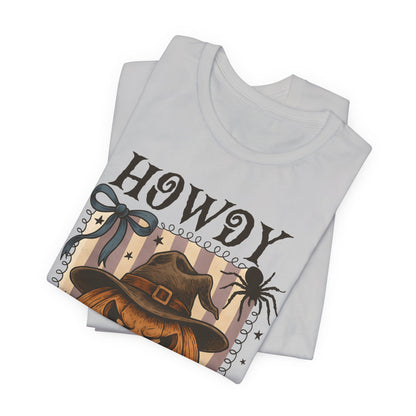 Howdy Halloween Shirt – Cute Coquette Pumpkin Western Fall Tee