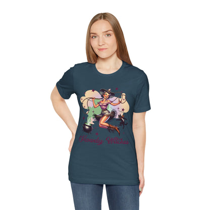 Howdy Witches Cowgirl Halloween Rodeo Western Black Cat T-Shirt