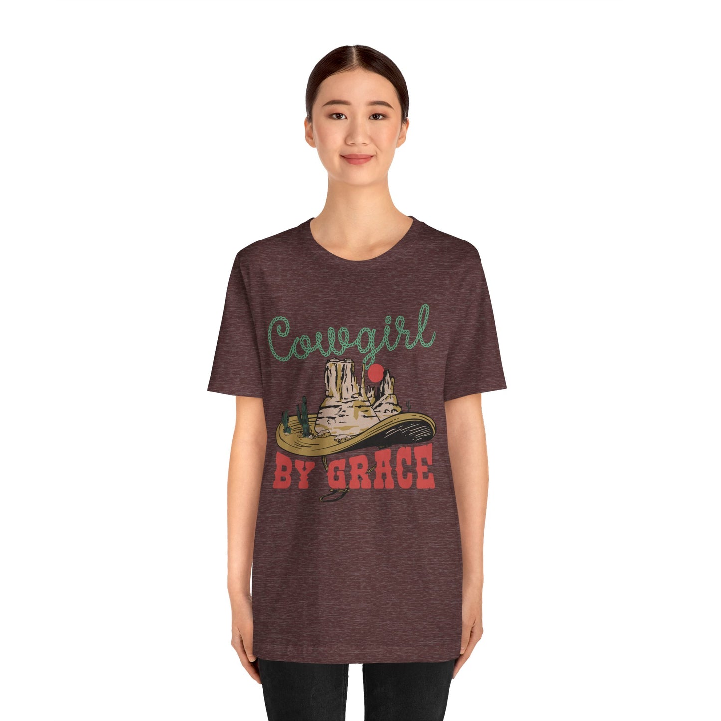 Cowgirl By Grace Shirt – Vintage Christian Western American Rodeo Tee