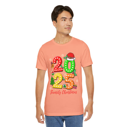 2025 Family Christmas Shirt – Cute Matching Holiday Lights Group Tee