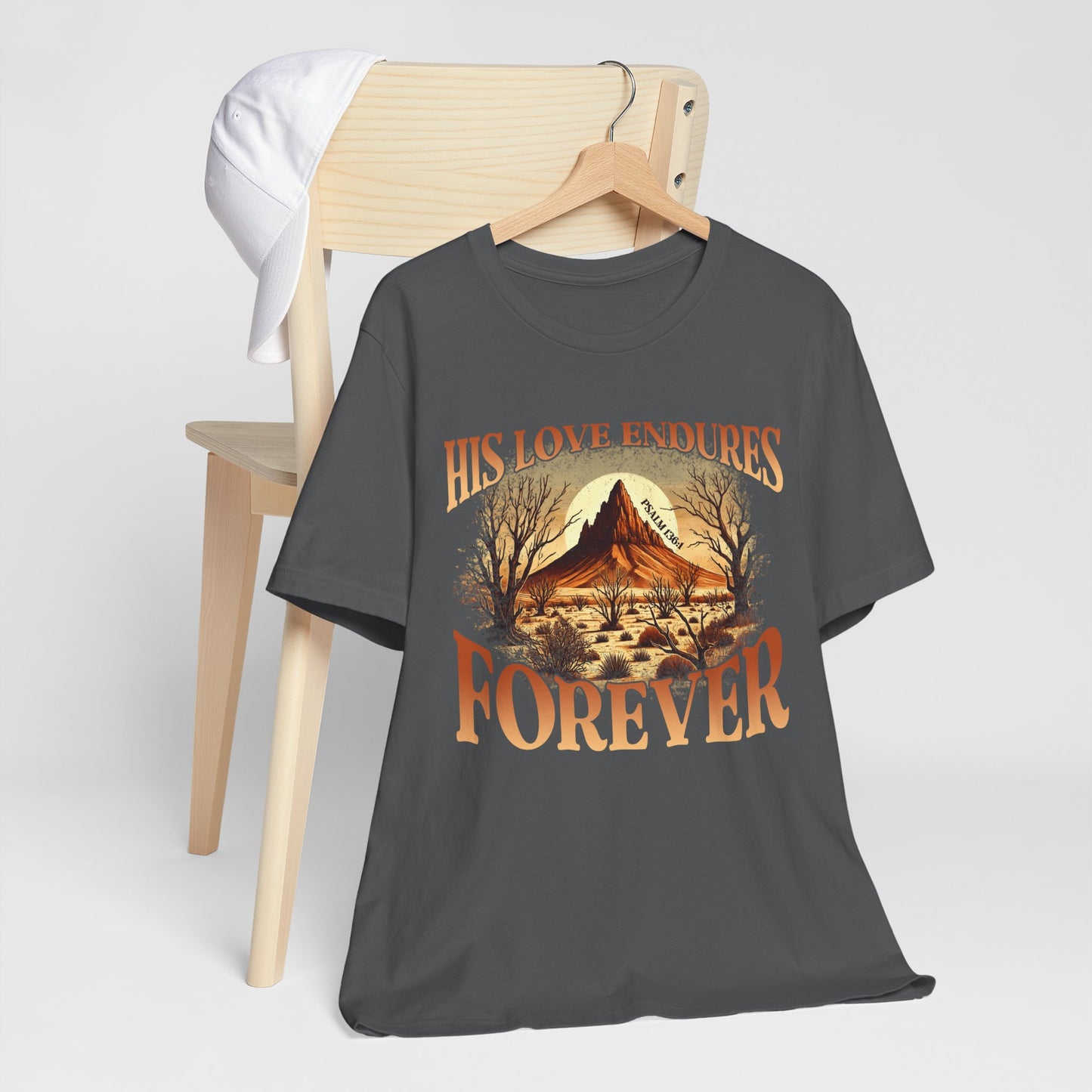 His Love Endures Forever Shirt – Christian Boho Western Rodeo Tee