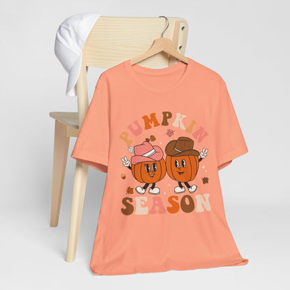 Pumpkin Season Howdy Shirt – Western Cowboy Cowgirl Thanksgiving Fall Tee