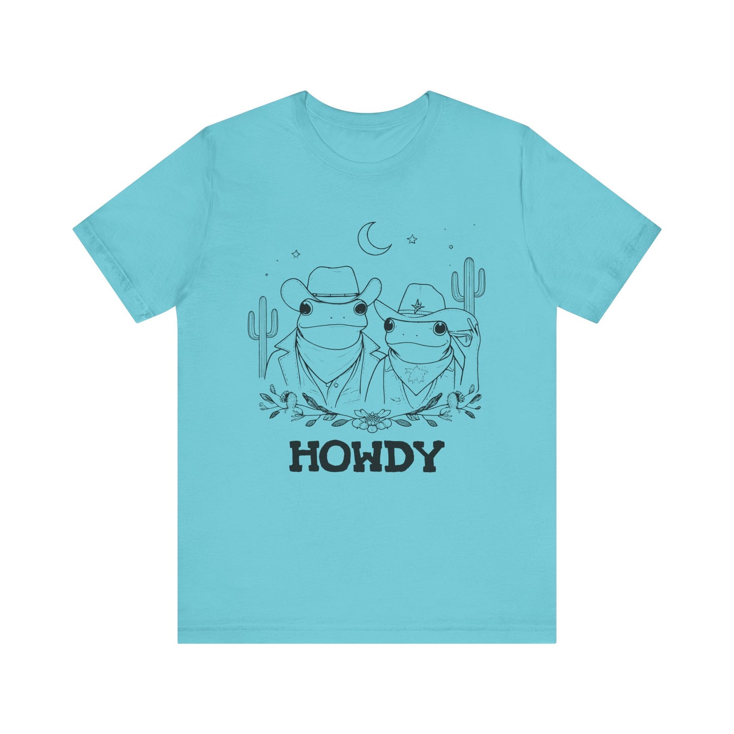 Howdy Frog Toad Couple Shirt – Cowboy Cowgirl Western Rodeo Cactus Tee