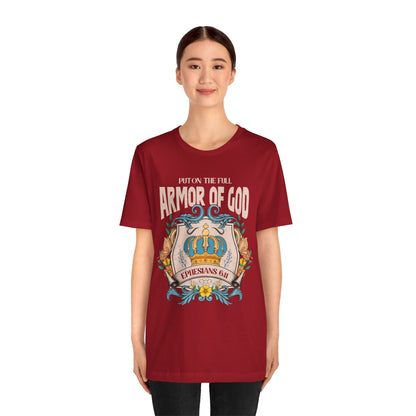 Armor of God Shirt – Christian Ephesians 6:11 Spiritual Warfare Faith Tee