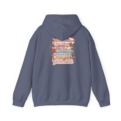 Christmas Bible Verse Hoodie – Christian Book Flowers Jesus Faith Pullover