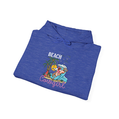 Beach Cowgirl Hoodie – Tropical Palm Tree Western Rodeo Texas Pullover