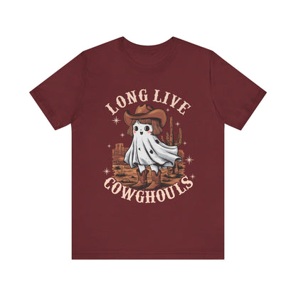 Long Live Cowghouls Shirt – Cute Western Ghost Cowgirl Halloween Tee