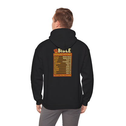 Bible Emergency Hotline Hoodie – Inspirational Christian God Faith Pullover