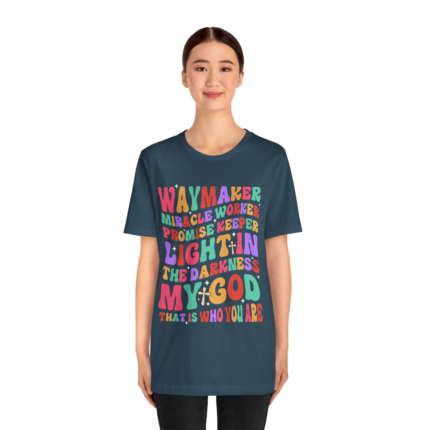 Waymaker Miracle Worker Shirt – Christian Worship My God Faith Tee
