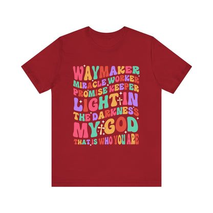 Waymaker Miracle Worker Shirt – Christian Worship My God Faith Tee