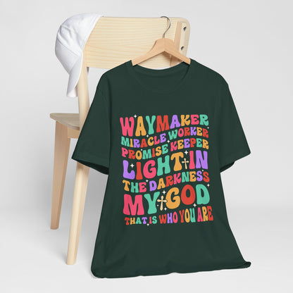 Waymaker Miracle Worker Shirt – Christian Worship My God Faith Tee