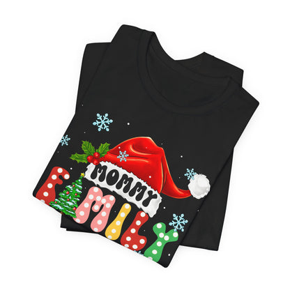 Mommy Family Christmas 2025 Shirt – Cute Matching Polka Dot Holiday Tee